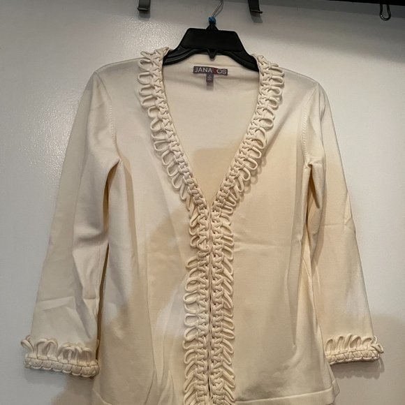 Janakos Cardigan Size Small Previously Worn Janakos Cardigan Size Small Previously Worn